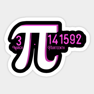 International Pi Day Math Teacher Gift Sticker